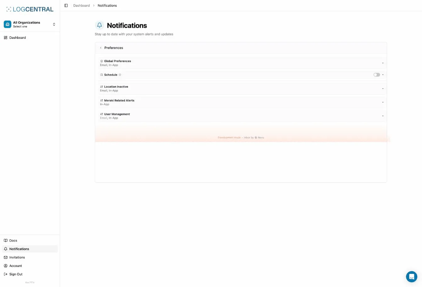 Alerts Configuration